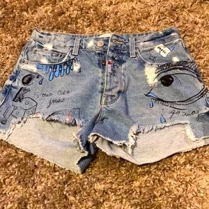 Zara High Waist Shorts